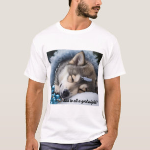 Camiseta E para uma boa noite