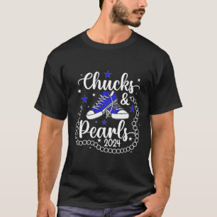 Camiseta E Pearls Kamala Harris 2024 Meme Vote Presidente