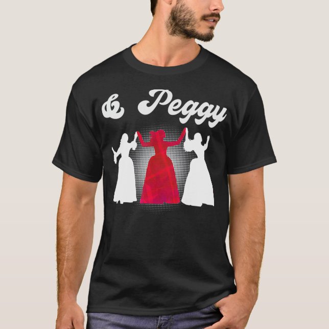Camiseta E Peggy Hamilton A História Americana Irmãs Schuyl (Frente)