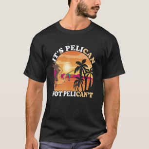 Camiseta É Pele Vermelho do Pôr do Sol Tropical Pássaro Pei