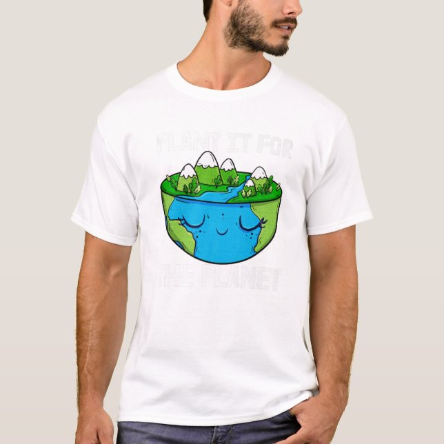 Camiseta É Pelo Planeta Mulheres Divertidas (Frente)