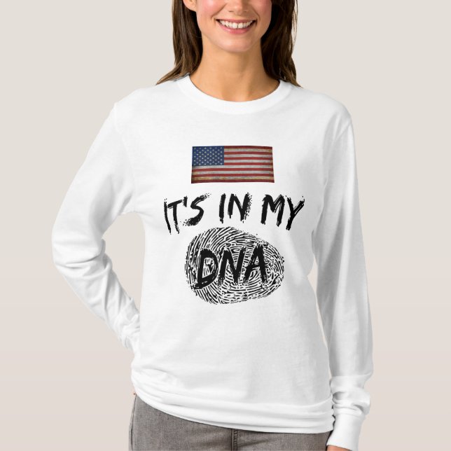 CAMISETA É PERSONALIZÁVEL NO MEU PAÍS DE DNA (Frente)