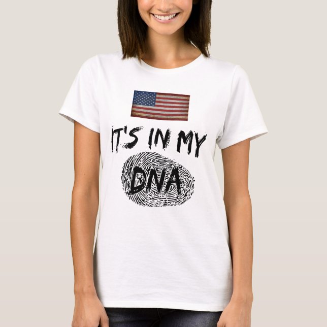 CAMISETA É PERSONALIZÁVEL NO MEU PAÍS DE DNA (Frente)