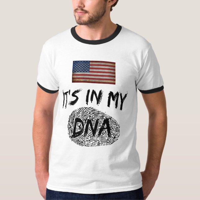 CAMISETA É PERSONALIZÁVEL NO MEU PAÍS DE DNA (Frente)