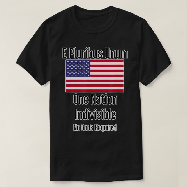 Camiseta E Plugribus Unum (Frente do Design)