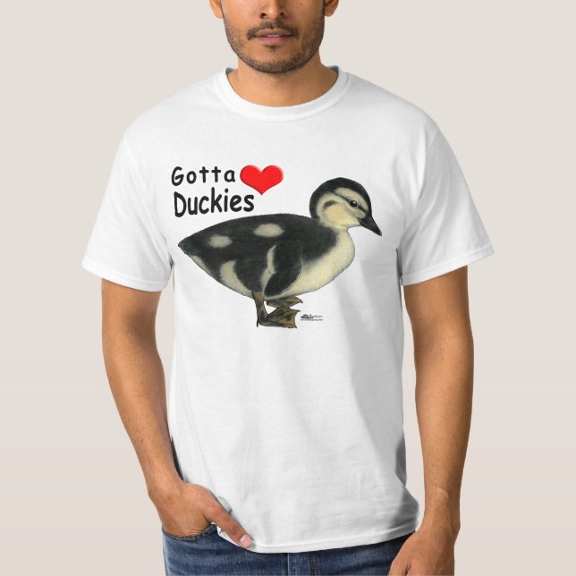 Camiseta É preciso amar os patinhos (Frente)