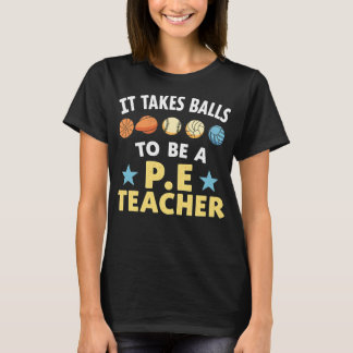 Camiseta É preciso coragem para ser professor de EF Piada E