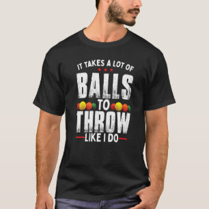 Camiseta É Preciso Muitas Bolas Para Jogar Como Se Eu Fosse
