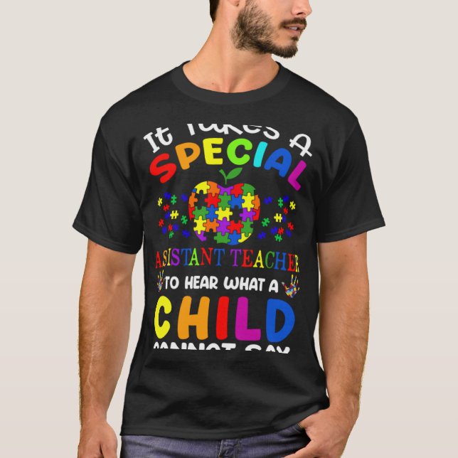 Camiseta É preciso um professor assistente especial para ou (Frente)