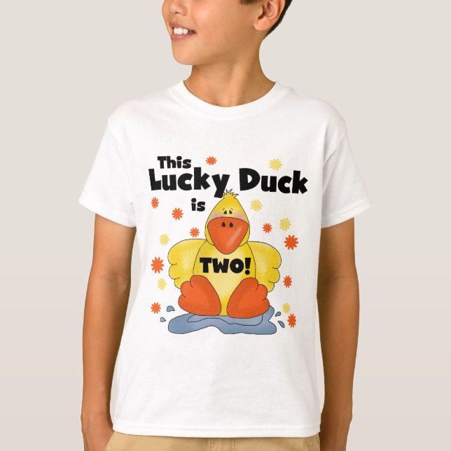 Camiseta e presentes afortunados do segundo aniver (Frente)