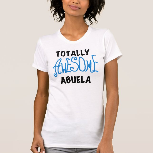 Camiseta e presentes azuis totalmente (Frente)