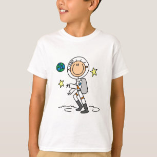 Camiseta e presentes básicos do astronauta