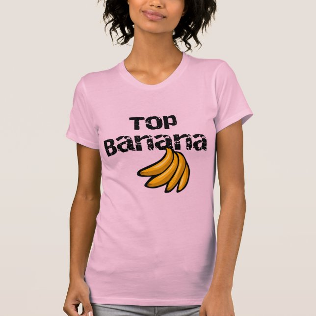 Camiseta e presentes da banana superior (Frente)