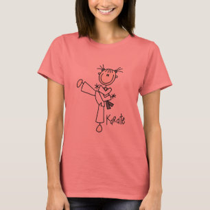 Camiseta e presentes da menina do karaté
