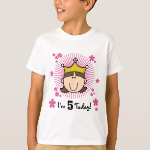 Camiseta e presentes da princesa triguenha 5o aniv