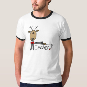 Camiseta e presentes da rena de Dasher