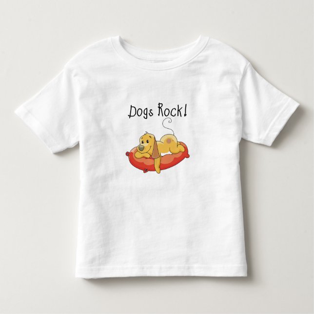 Camiseta e presentes da rocha dos cães (Frente)