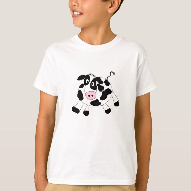 Camiseta e presentes da vaca da fazenda (Frente)
