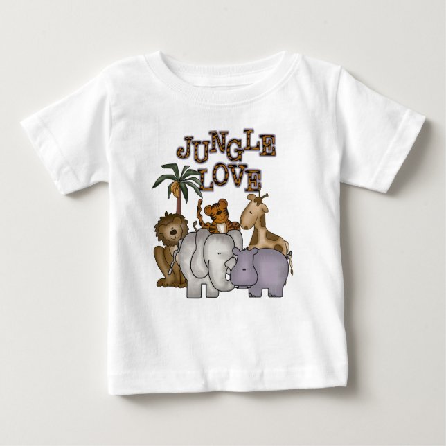 Camiseta e presentes do amor da selva (Frente)