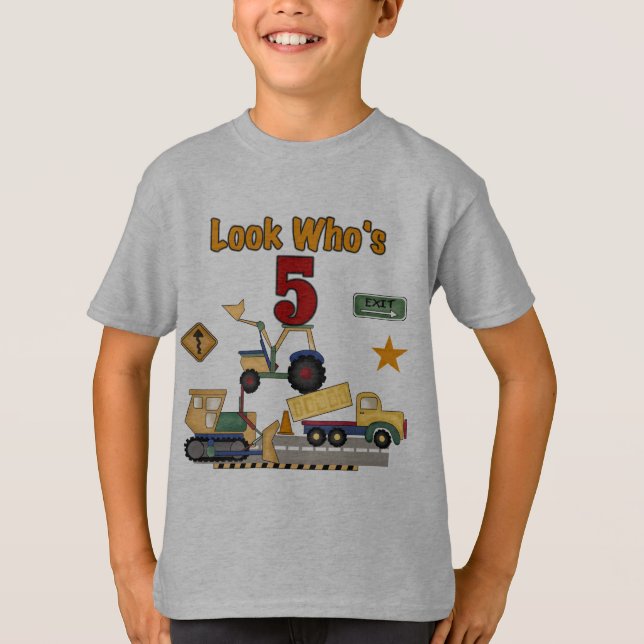 Camiseta e presentes do aniversário da construção (Frente)