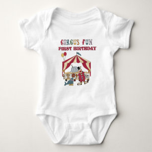 Camiseta e presentes do aniversário do circo
