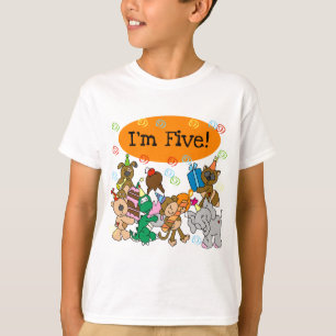 Camiseta e presentes do aniversário dos animais d