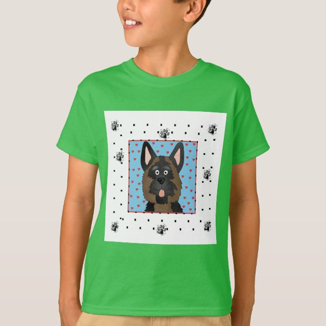Camiseta e presentes do cão de german shepherd (Frente)
