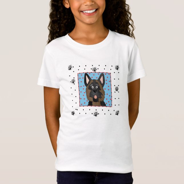 Camiseta e presentes do cão de german shepherd (Frente)