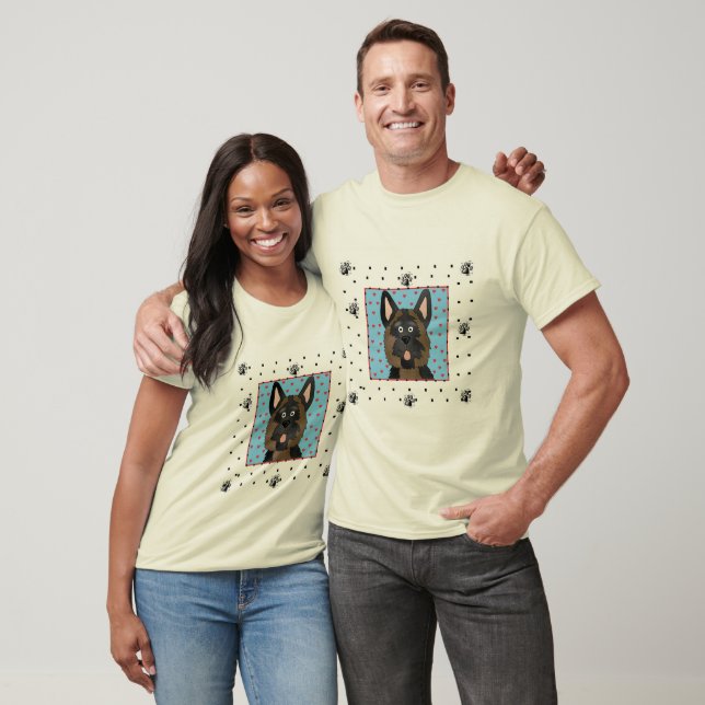 Camiseta e presentes do cão de german shepherd (Unissex)