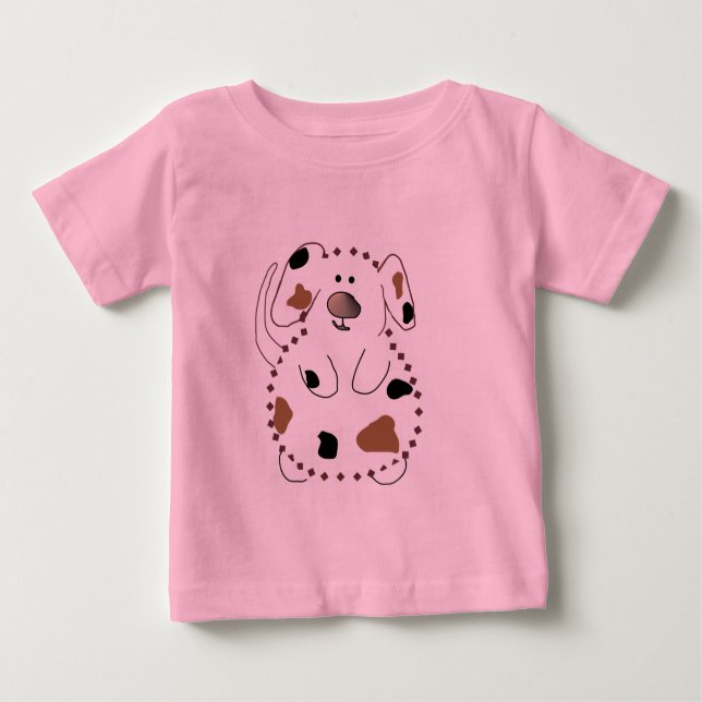 Camiseta e presentes do cão dos desenhos animados (Frente)