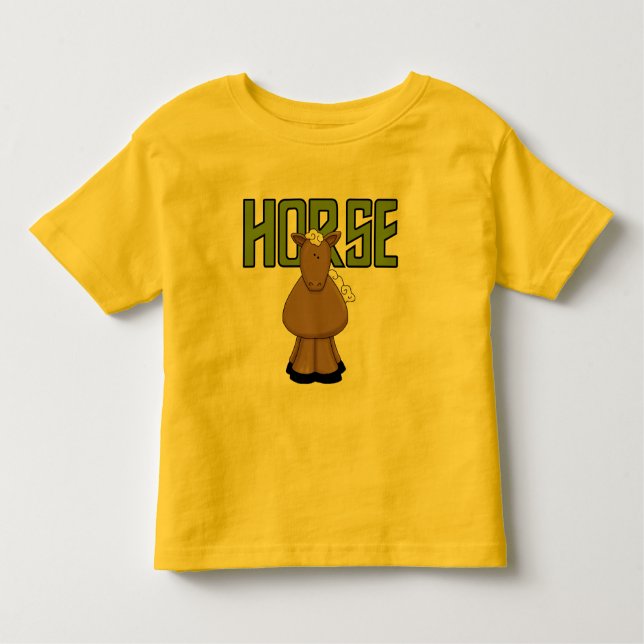 Camiseta e presentes do cavalo (Frente)