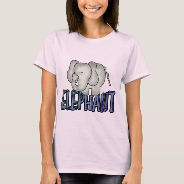 Camiseta e presentes do elefante (Frente)