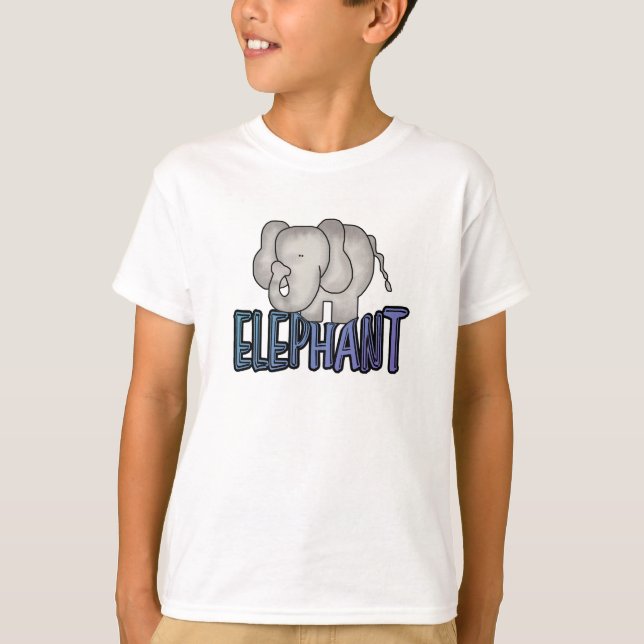 Camiseta e presentes do elefante (Frente)