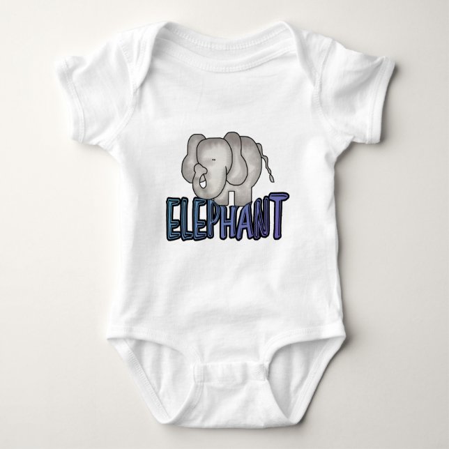 Camiseta e presentes do elefante (Frente)