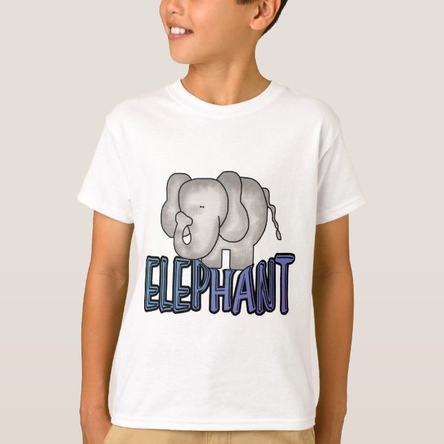 Camiseta e presentes do elefante (Frente)