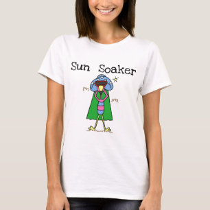 Camiseta e presentes do flamingo do Soaker de Sun