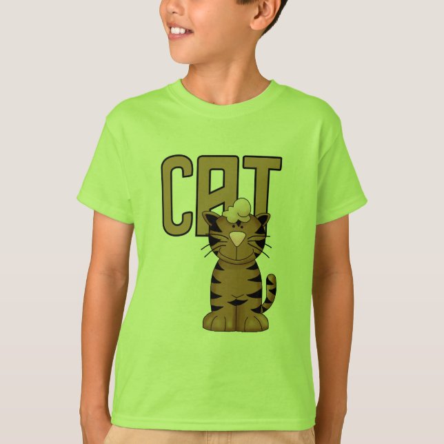 Camiseta e presentes do gato (Frente)