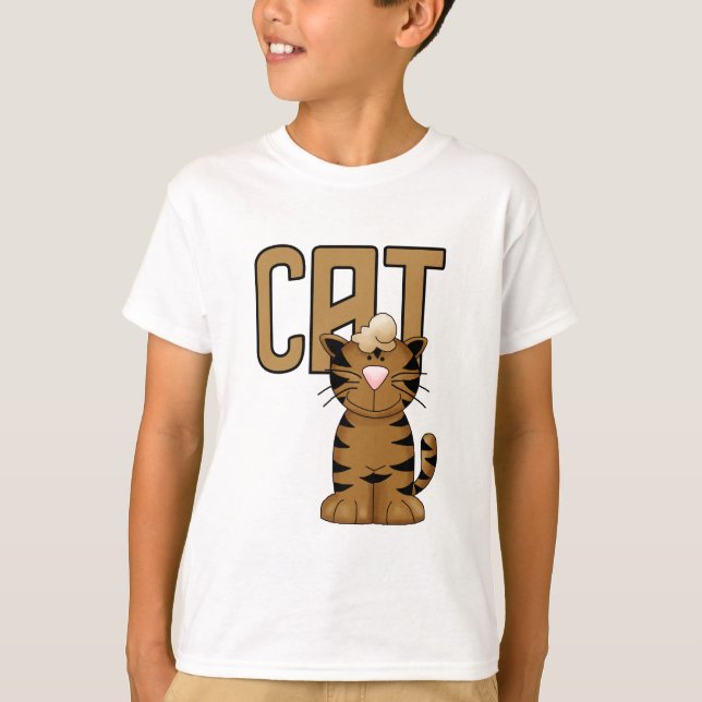 Camiseta e presentes do gato (Frente)