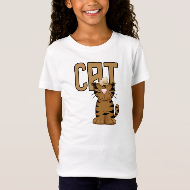 Camiseta e presentes do gato (Frente)