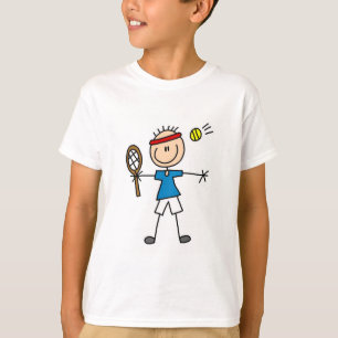 Camiseta e presentes do jogador de ténis do menin