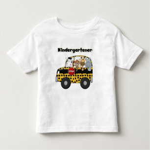 Camiseta e presentes do Kindergartener do auto
