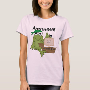 Camiseta e presentes do pirata do sapo de