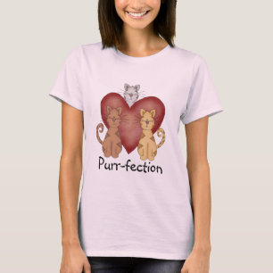 Camiseta e presentes do purr-fection dos gatos