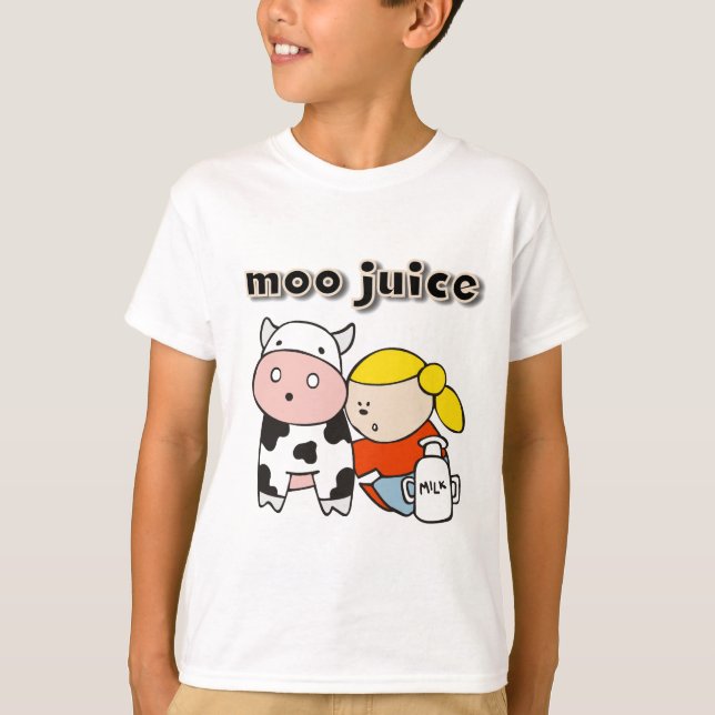 Camiseta e presentes do suco do MOO (Frente)