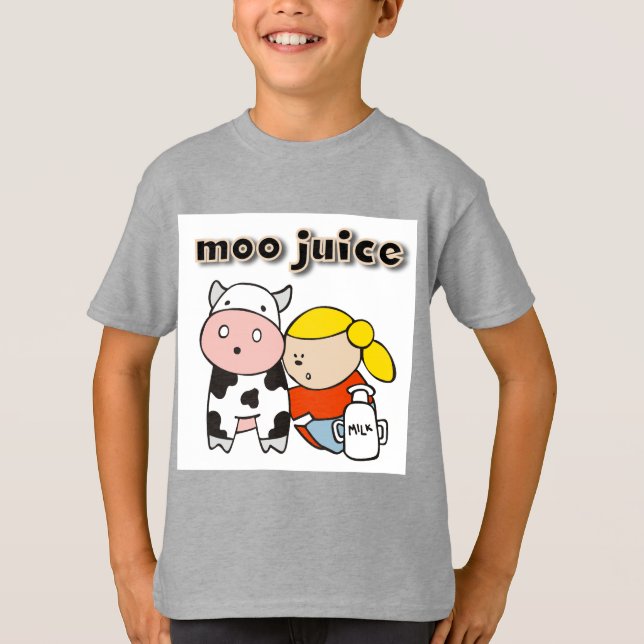 Camiseta e presentes do suco do MOO (Frente)