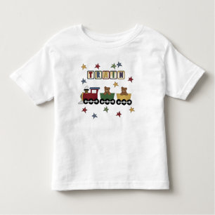 Camiseta e presentes do trem do urso de ursinho