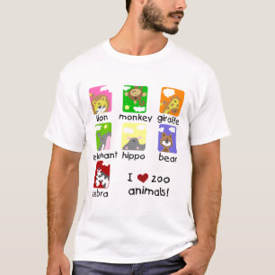Camiseta e presentes dos animais do jardim