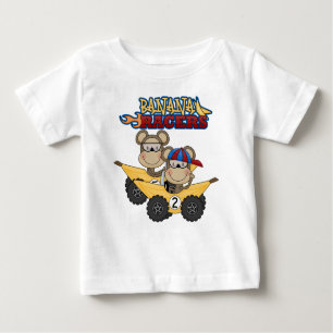 Camiseta e presentes dos pilotos da banana