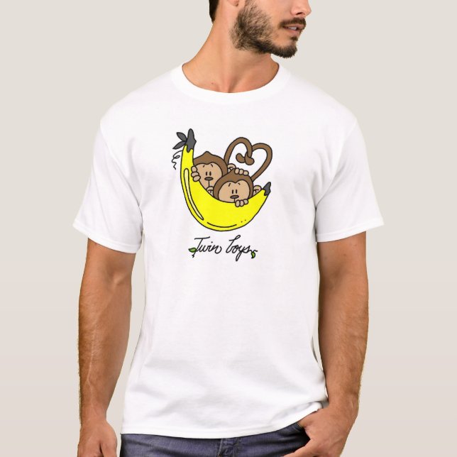 Camiseta e presentes gêmeos dos meninos dos (Frente)