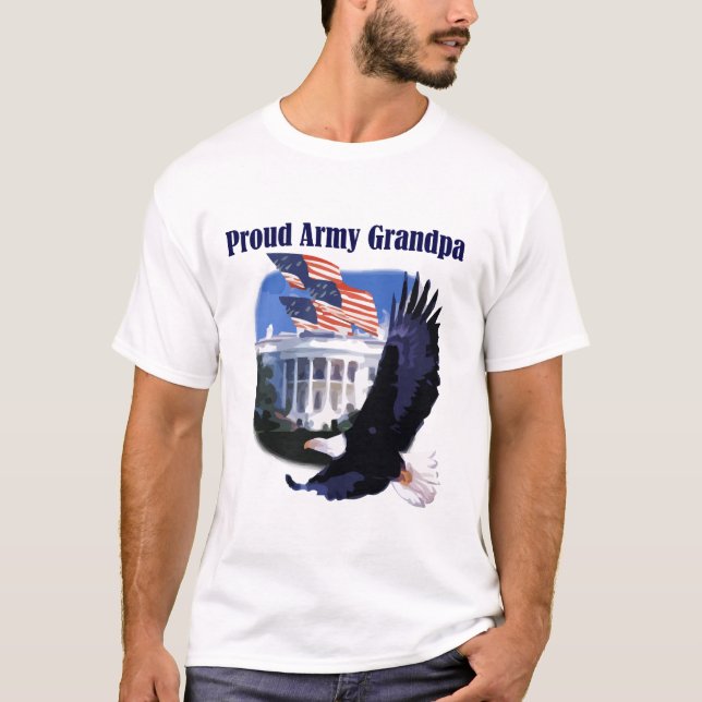 Camiseta e presentes orgulhosos do vovô do (Frente)